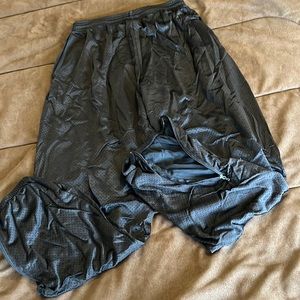 Black Mesh medium drawstring sweatpants